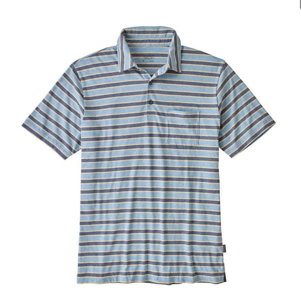 Patagonia Squeaky Clean Men’s short sleeve polo size small organic cotton